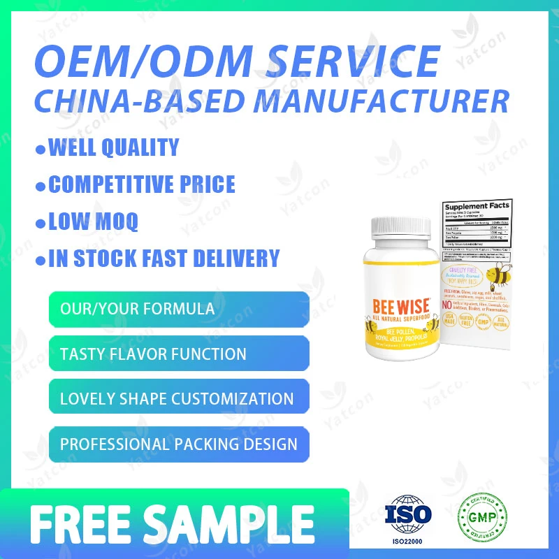 Private Label Wholesales Honey Royal Jelly Capsules Royal Jelly Dietary Supplement Manufacturer