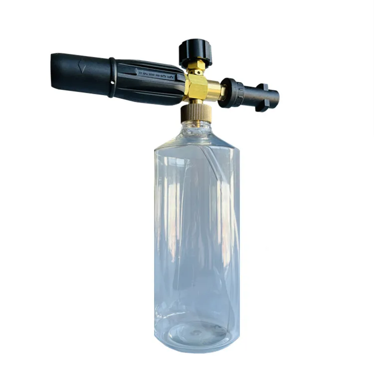 SHAN DUN car wash foam gun foam lance sprayer Karchere snow foam cannon with transparent bottle