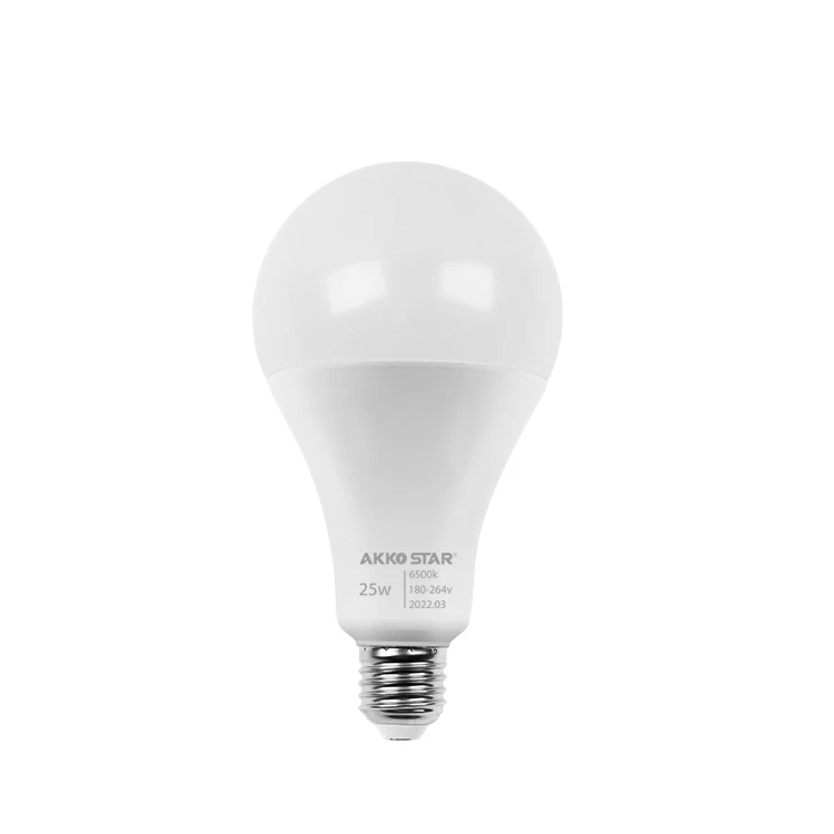 AKKO STAR DOB IC Driver Высокая люмен Led3m 10A 250V 2500WPF0.5 E27 25W 3000/6500K светодиодные лампочки индикаторные розетки алюминиевый шарик переменного тока