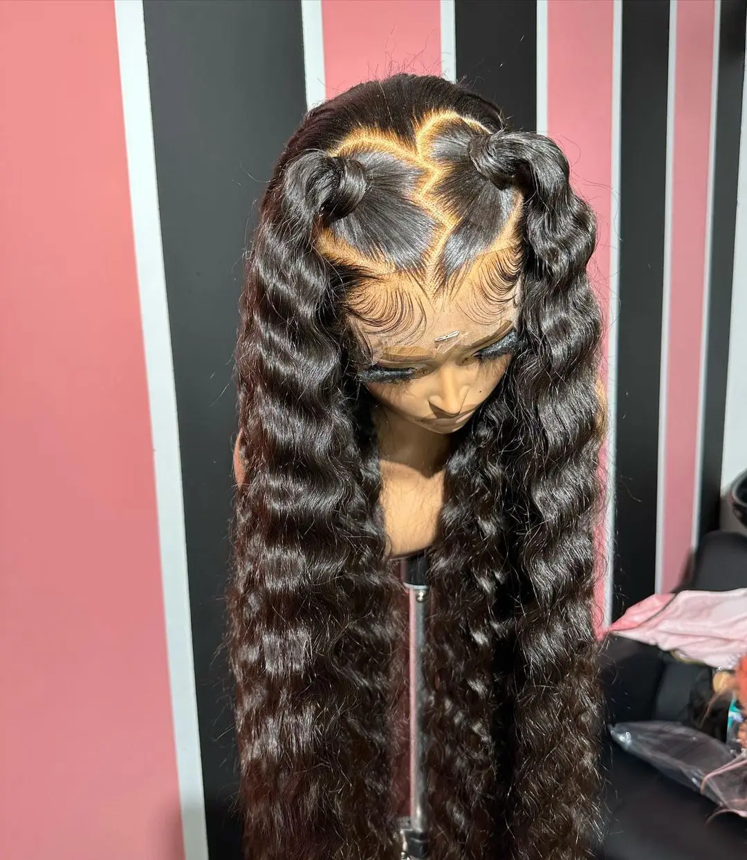 KBL raw hair 13x6 hd lace frontal wig , high density 13x4 lace frontal wig vendors wholesale with factory price
