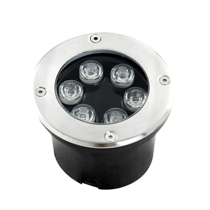 DC24V Steainless Steel IP68 3W 9W 3 In1 RGB LED Recessed Underwater Lamp