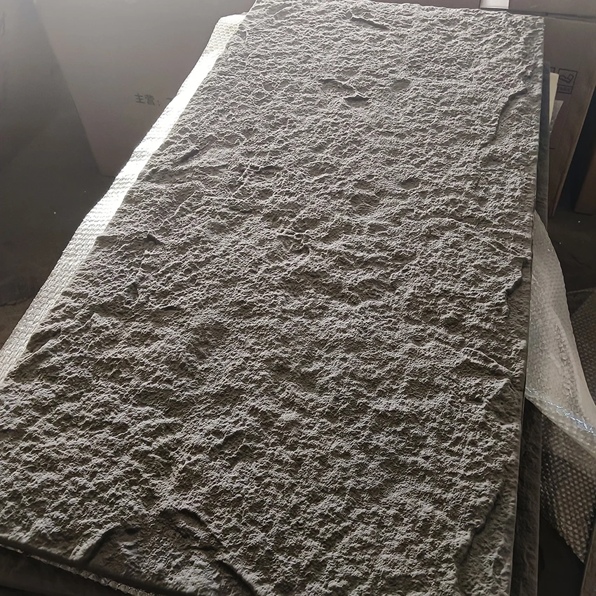 China Yansen 3D rock stone various types modern design 600*1200 PU stone wall panel