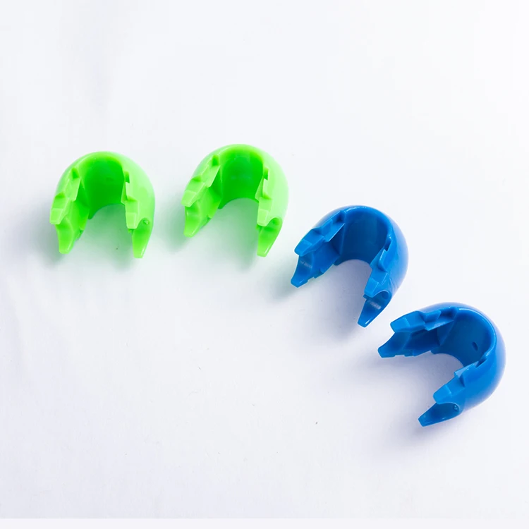 Plastic X connector two-piece type playground net fastener