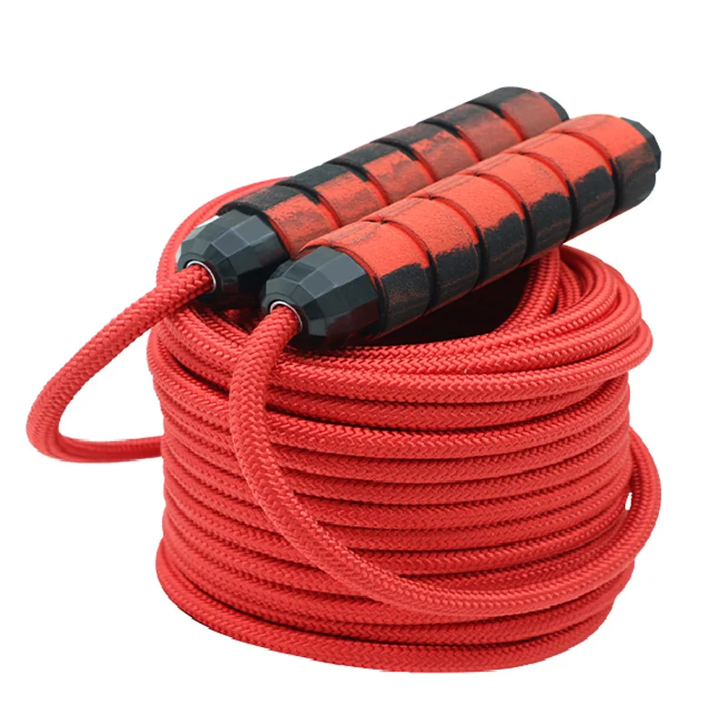 MACYO 30 FT Long Jump Rope Double Dutch Jump Rope Adjustable Skipping Ropes 360 Rotation Long Enough for 6 to 10 Jumpers