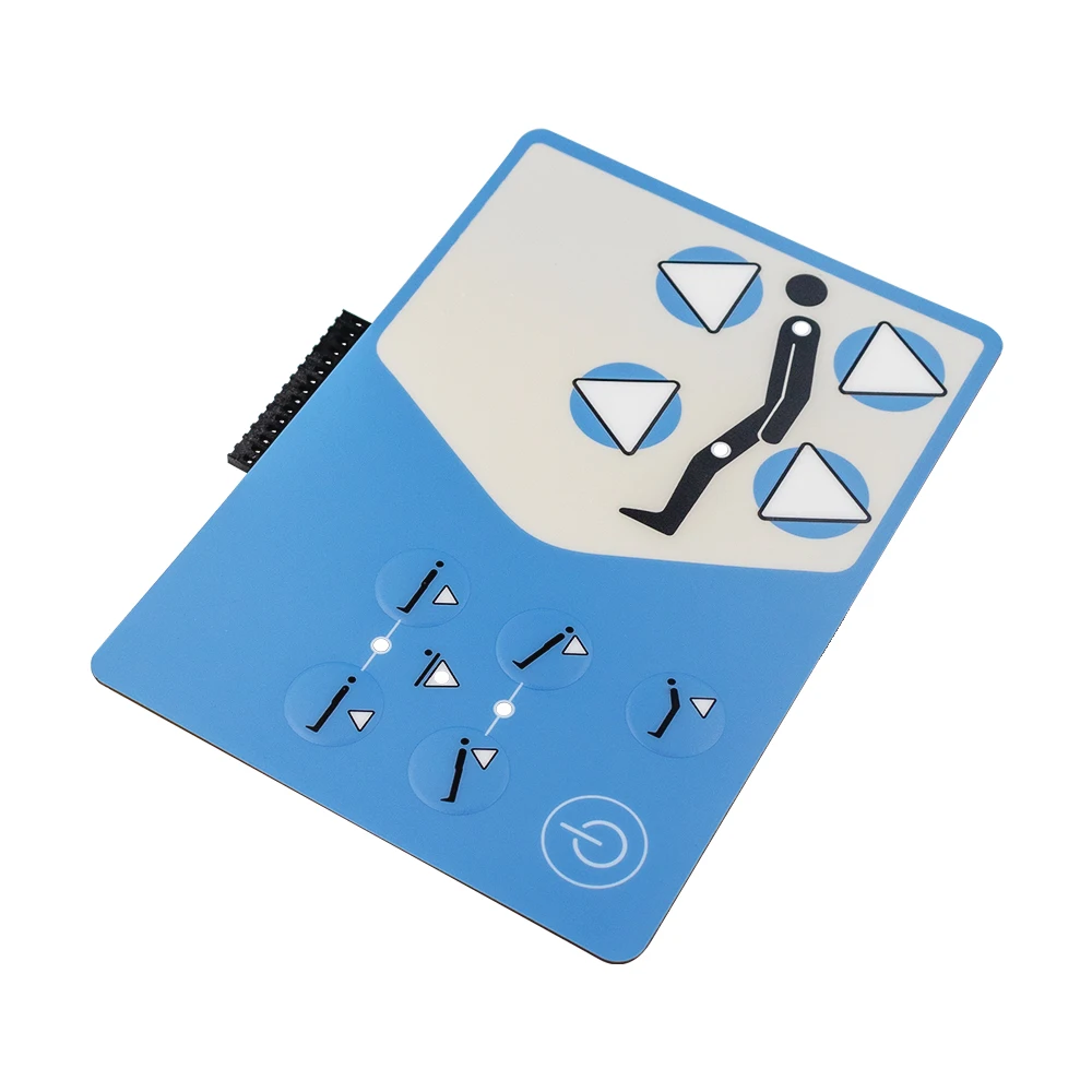 Embossed Button LED Membrane Switch For Testing Equipment Membrane Keyboard