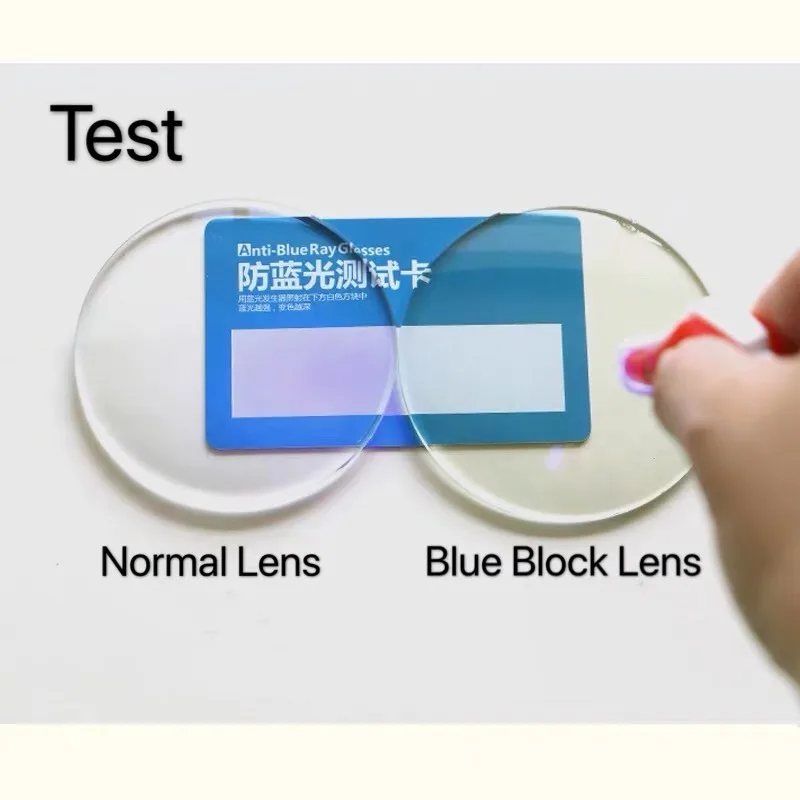 Highly Recommended Resin High Definition SHMC Coated Blue Cut Lenses