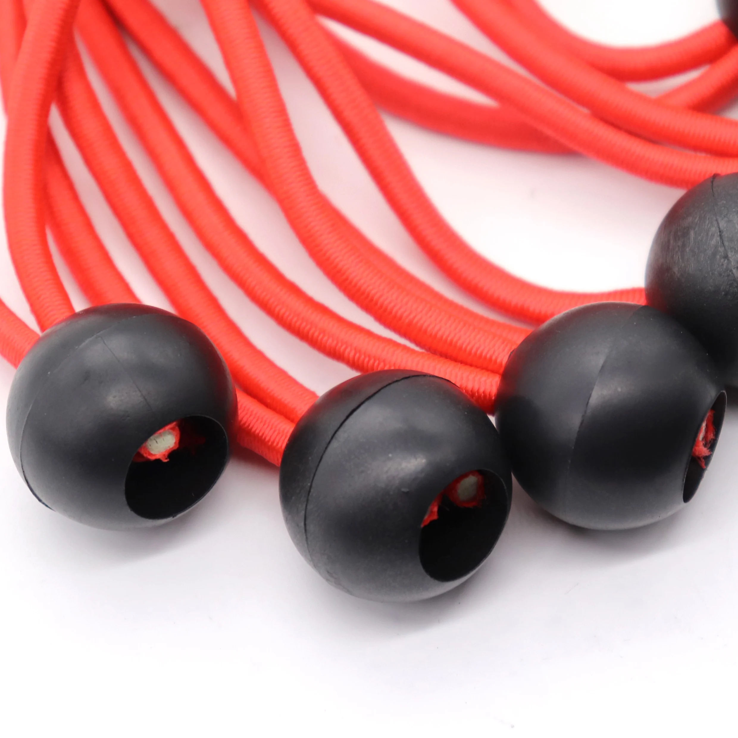 Amazon Hot Selling 6 Inch Black Ball Bungee Cords With Elastic String