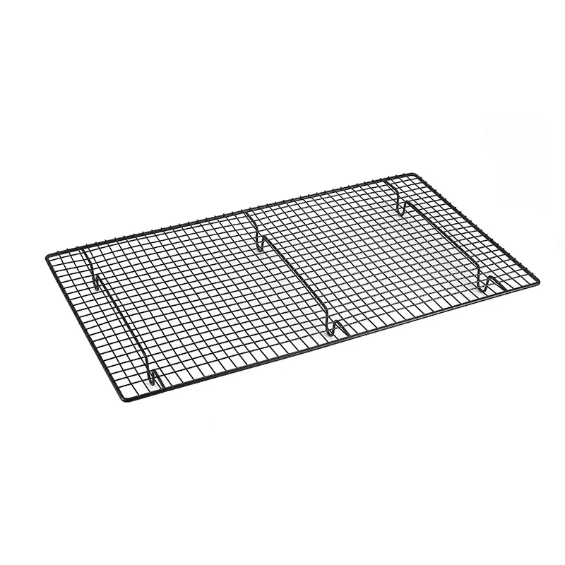 Wholesale Bakery Kitchen Cake Rack Cooling Grid Baking Stainless Steel Cookie Bun Bread Wire Mesh Cooling Rack