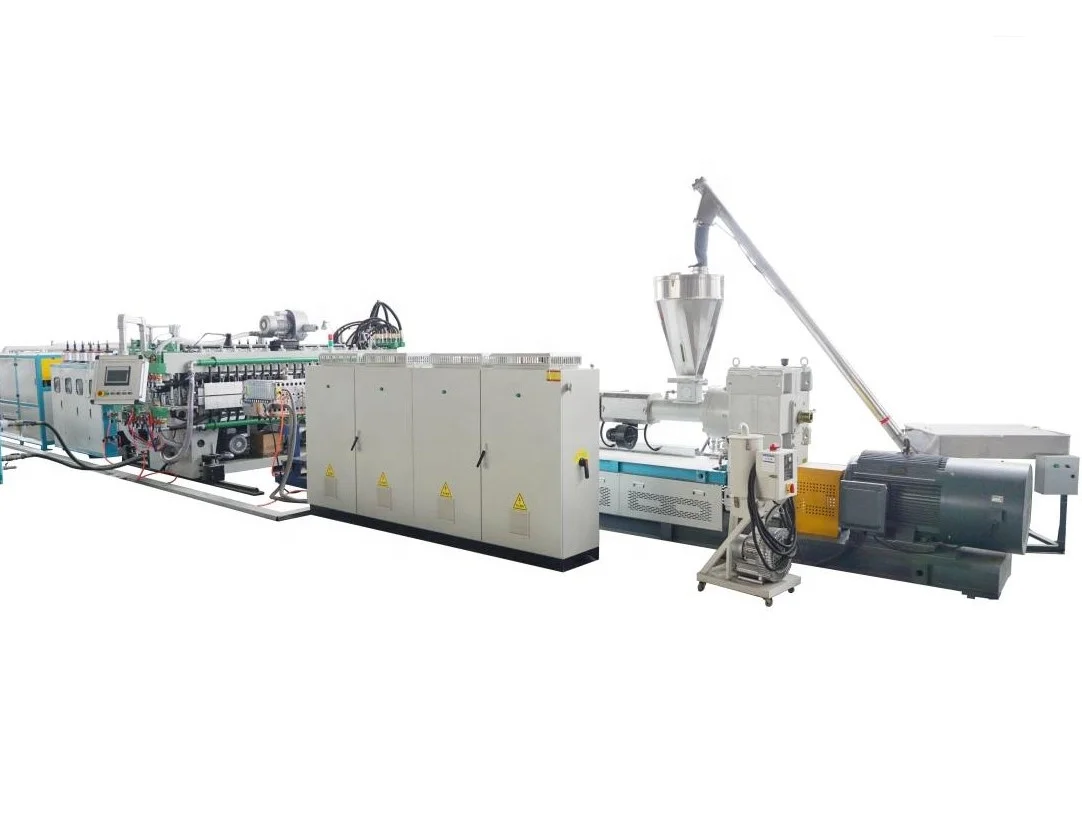 PP PE PC Hollow Sheet Lattice Grid Plate Board Extrusion Machine Plastic Extruder Hollow Board Production Line