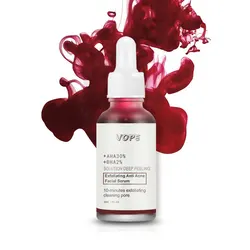 Private label skin care aha 30% bha 2% peeling solution whitening brightening hyaluronic acid face serum