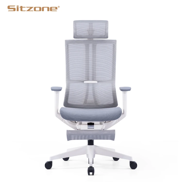 Foshan factory adjustable office mesh swivel high back office ergonomic chair swivel