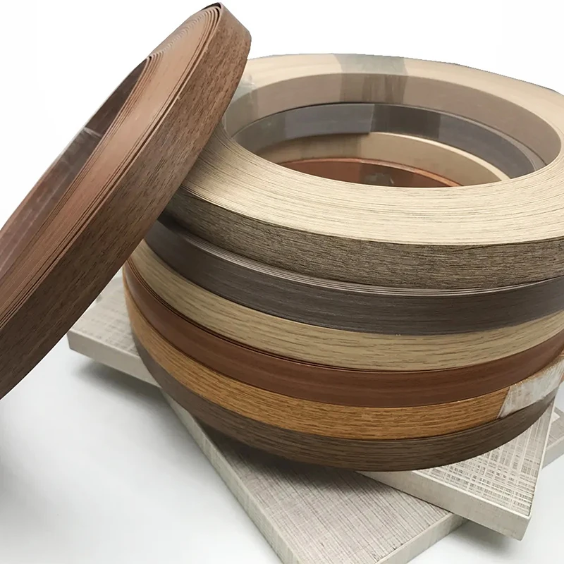Factory Wholesale Kitchen Cabinet PVC Edging Strip Table Protection PVC Edge Banding Tape