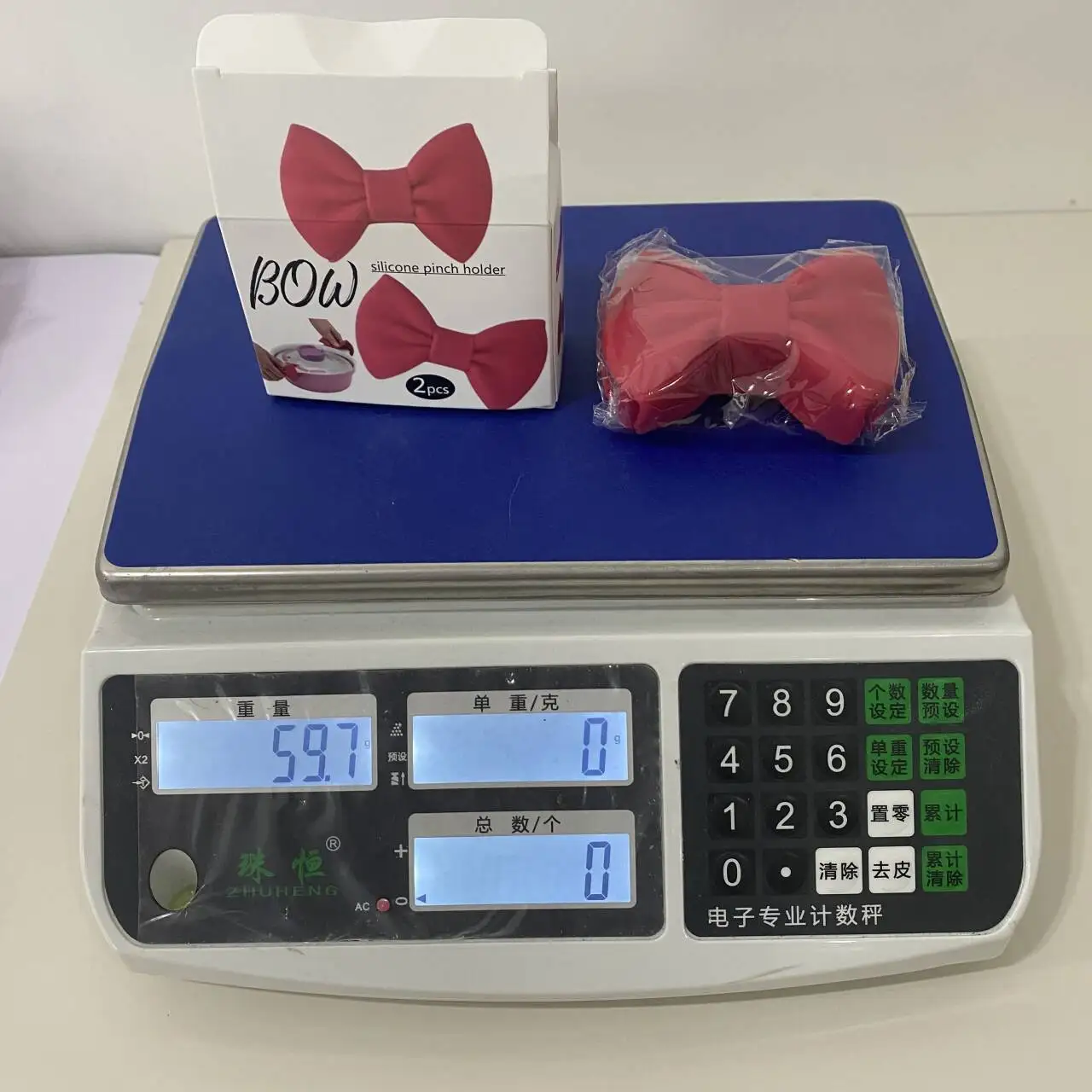 Bowknot Silicone Heat Insulation Kitchen Utensil Pot Clip Finger Protector Silicone Oven Mitt Bowknot Anti-slip Grip Bowl Clip