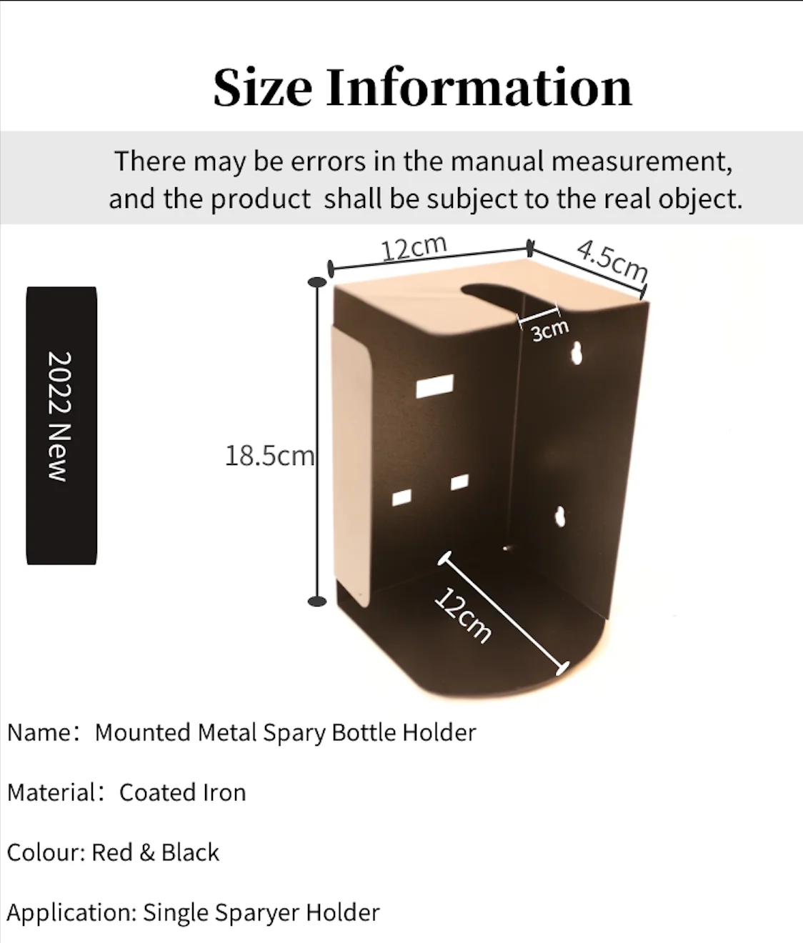 Best Quality Metal Car Care Car Washing Spray Bottle Holder & Rack