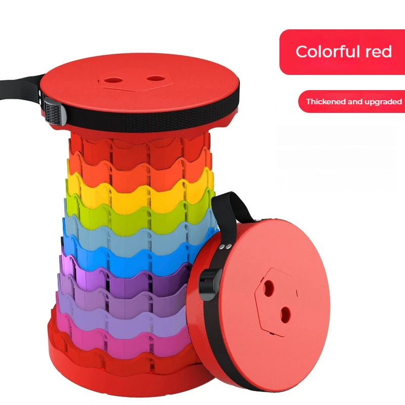 Factory wholesale telescopic stool folding stool outdoor portable fishing sketching camping folding chair