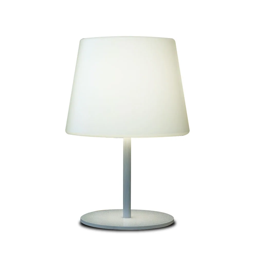 Solar Outdoor And Indoor Waterproof Straight Pole Table Light For Garden Decorations