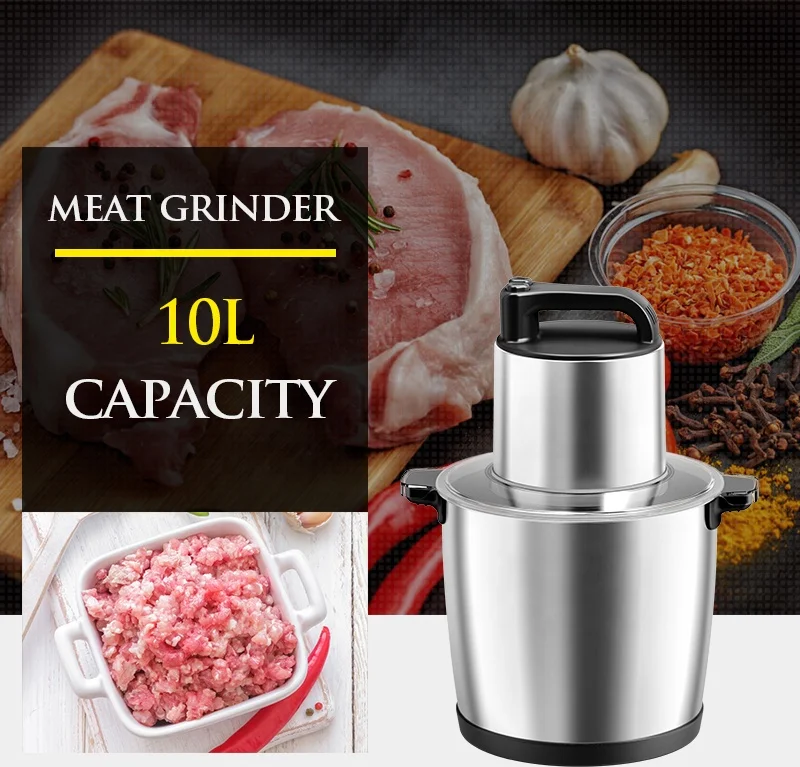 10L fufu machine meat mixer electric food choppers fufu pounding machine chopper meat slicer meat grinder