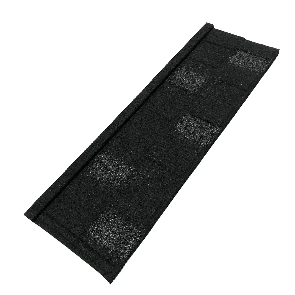 Roof tiles 0.4mm stone coated roofing tile metal asphalt shingles roof tile from China