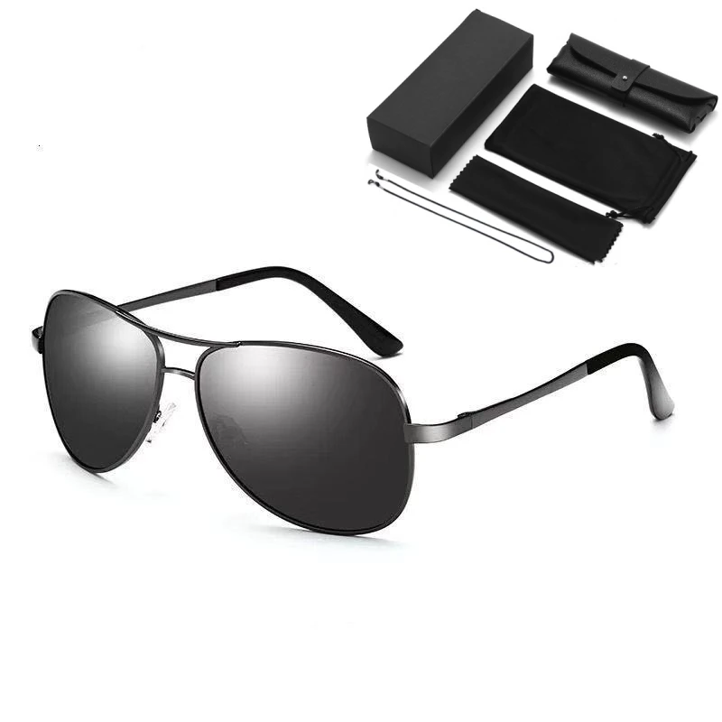 New pilot Ray ben Custom logo Wholesale Retro Driving cycling Spring hinge UV400 Sunglasses