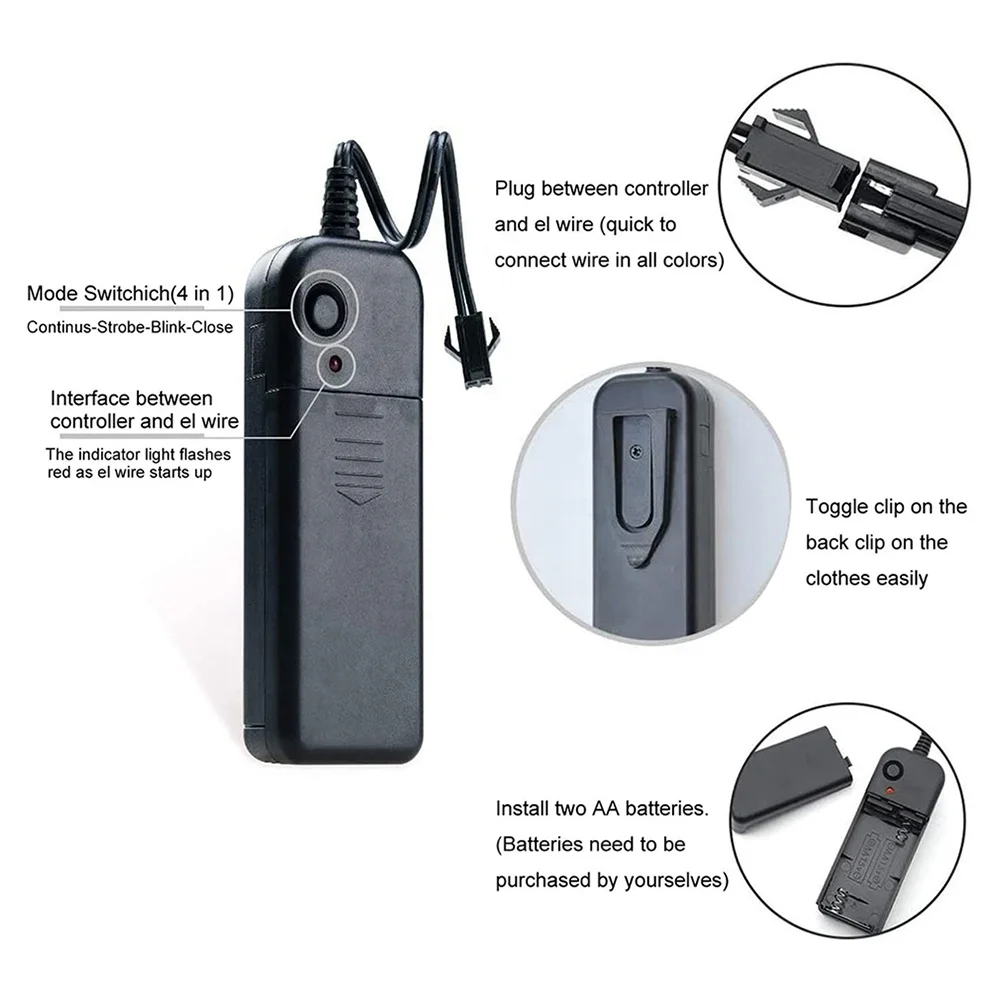 Factory Wholesale Light up Mask Scary Mask for Halloween Festival Party