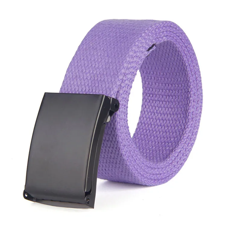 Wholesale Mens Colorful Cotton Fabric Cotton Canvas Web Belt