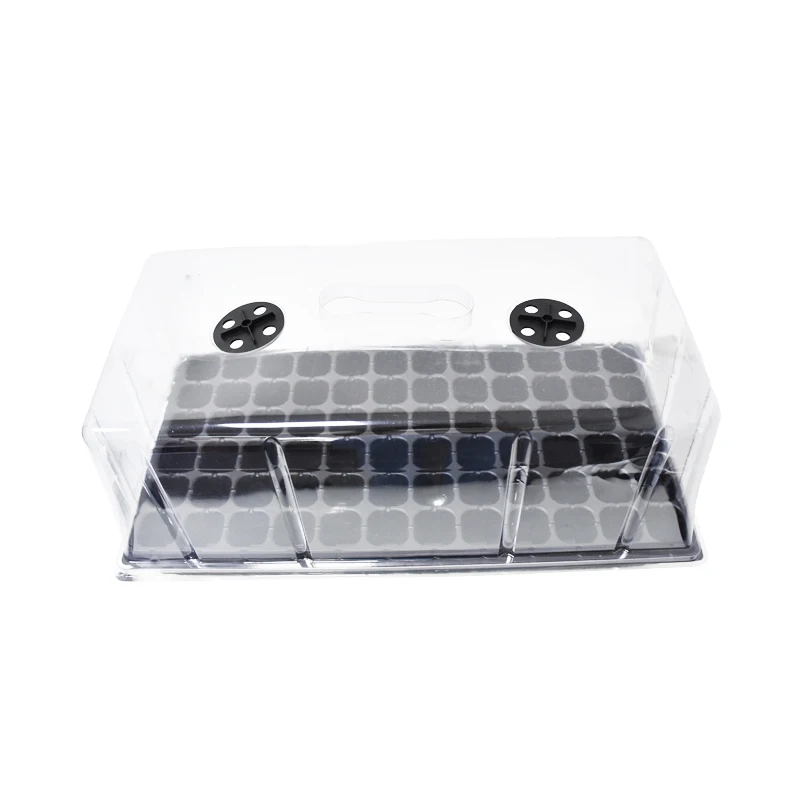 Hydroponic plastic seed tray propagation plant germination equipment kit