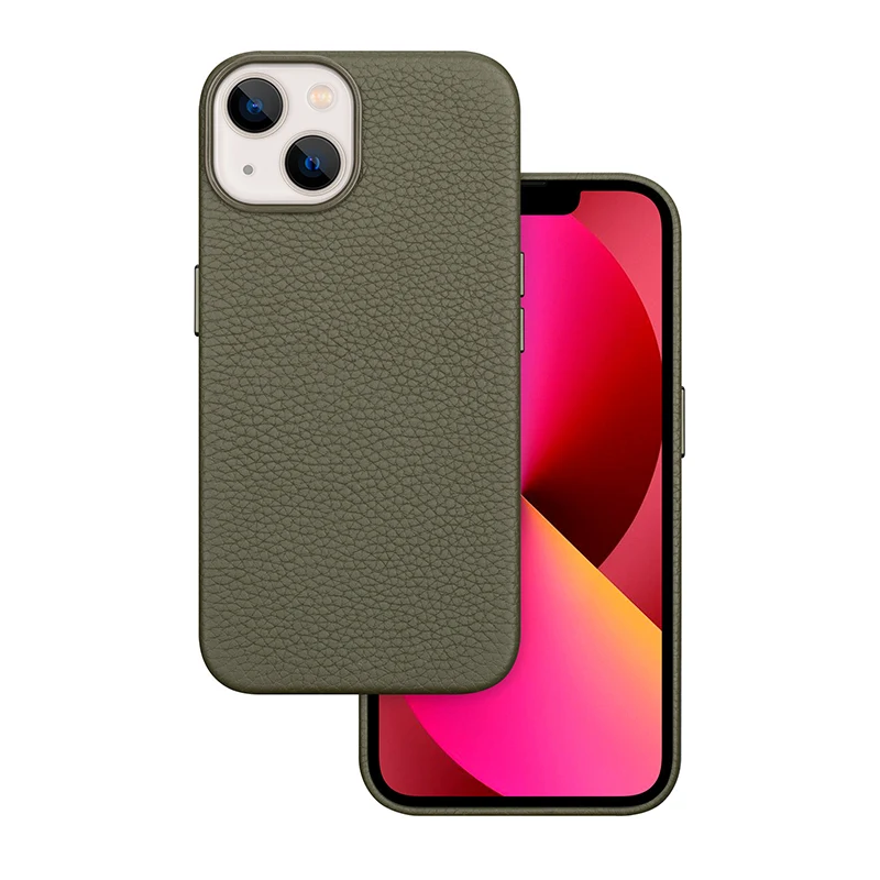 Custom Wholesale Luxury Design Leather Phone Case Support Stand For Iphone 13 14 15 Pro Max Magnetic Phone Case