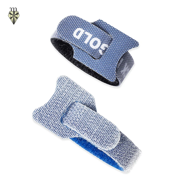 Hot Selling cable tie hook and loop strap green back to back hook and loop plant tie