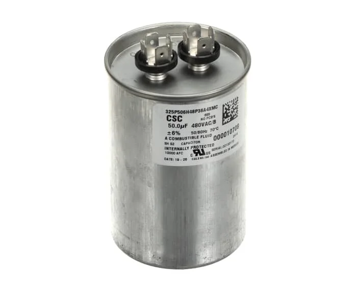 Manitowoc Ice 000010708 Run Capacitor, 50uF, 480 Volt, 50/60HZ