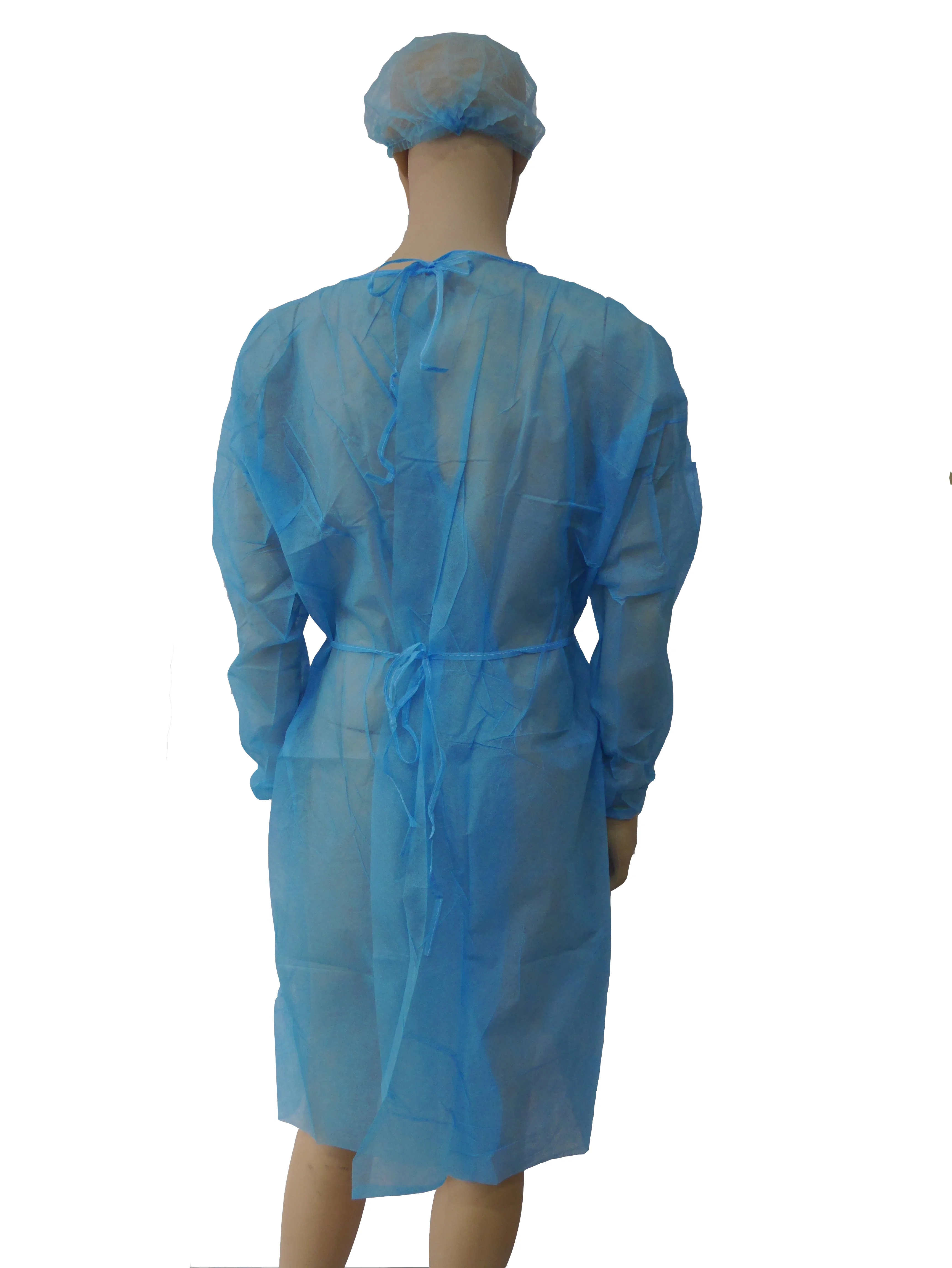 
Disposable Isolation Gown Nonwoven PP Knitted Cuff Disposable Isolation Suit Multiple Color Choices 
