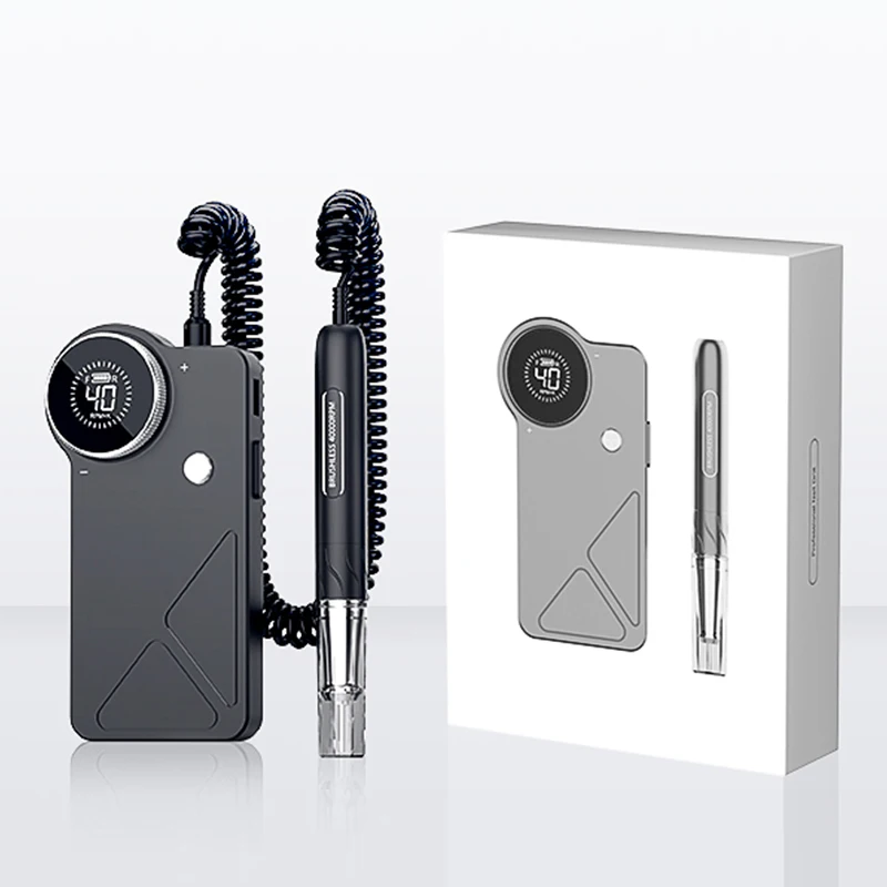 Portable Nail Drill Handpiece Brushless Strong Manicure Polishing Pedicure Custom Efile 40000RPM Profesional Electric Nail Drill