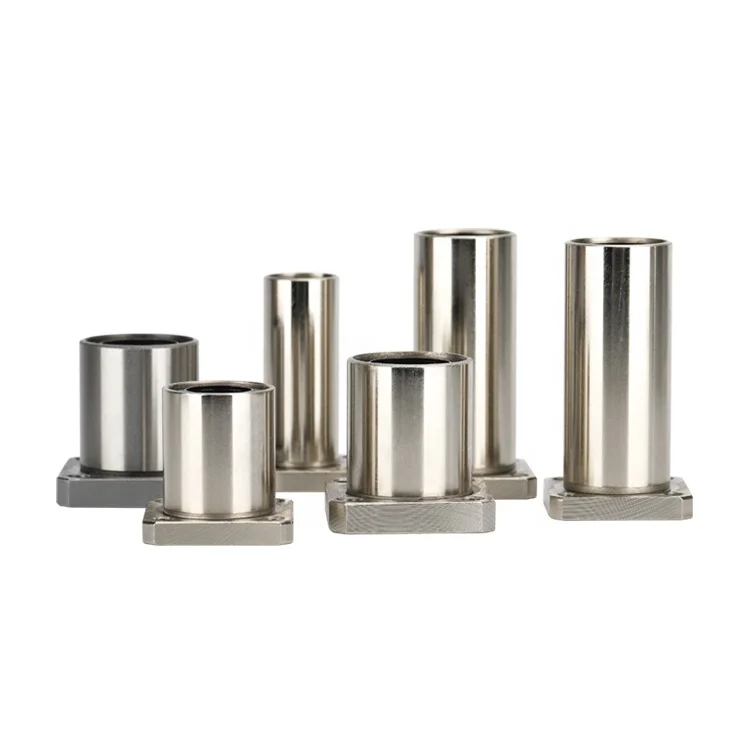 Flanged Mount Linear Ball Bearings LMK Series Square Flange Linear Bushes Bearing