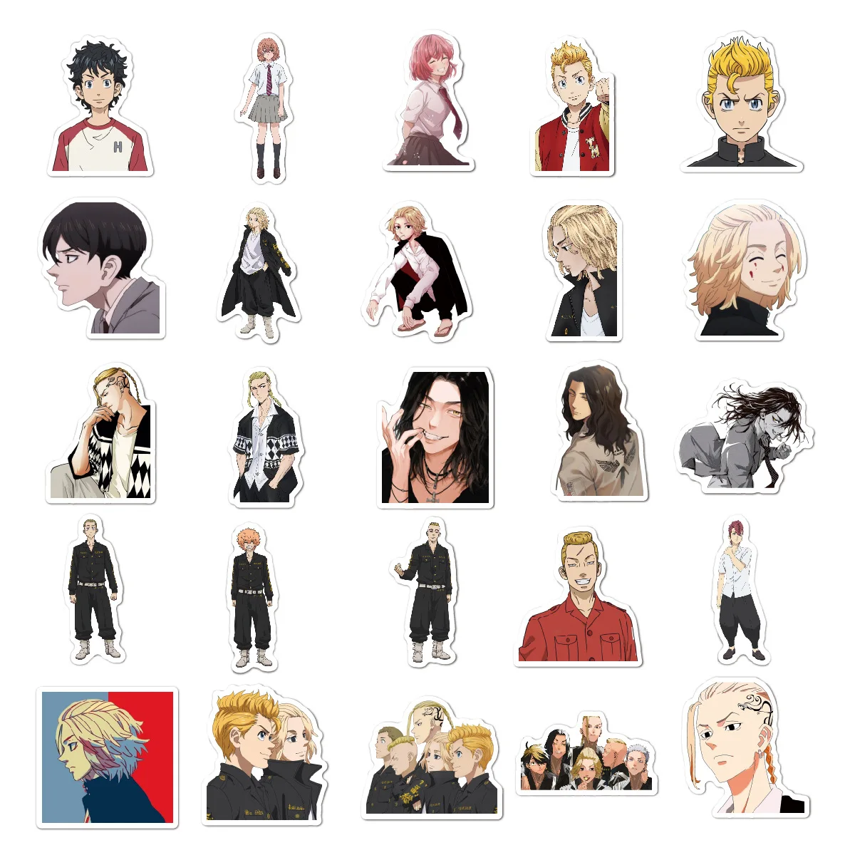 WOWEI Cartoon Paper Ghost Killer Naruto Anime Series Suitcase Computer Water Cup Skateboard Cartoon Graffiti Waterproof Sticker