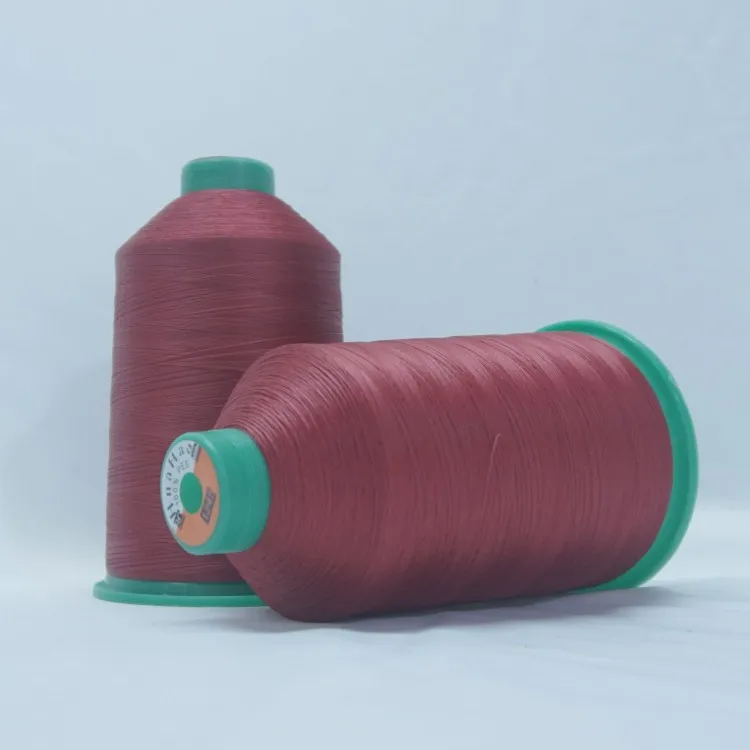 Bonded Polyester Thread Tex 45 Tex 70 Tex 90 High Tenacity Bonded Polyester Sewing Thread