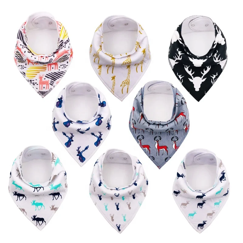 Factory Price Baby Saliva Towel Bib Eco-friendly Designer Boy Wears Boutique Baby Bandana Bibs