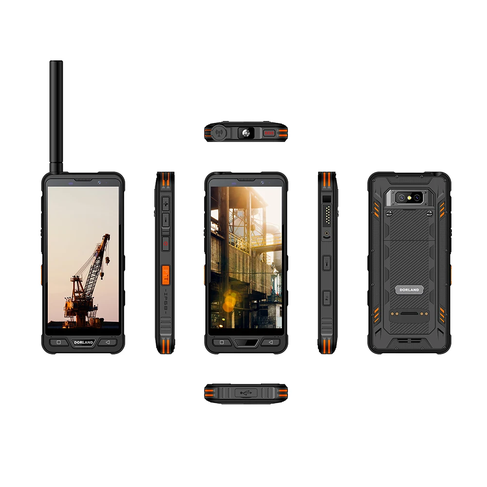New Arrival 6 Inch Screen 8000mAh Battery None 5g Rugged Phone DMR satellite handheld terminal 5G+DMR smartphone