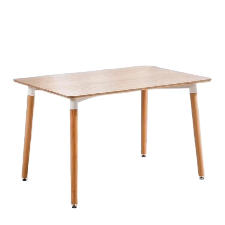 2021 modern dining room side table wooden MDF dining table with dining chair set