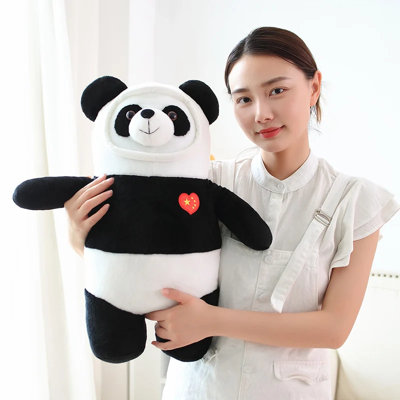Custom Design Plush Toy Baby Soft Toys 20' Spaceflight Panda Stuffed Animal Plush Toys Panda