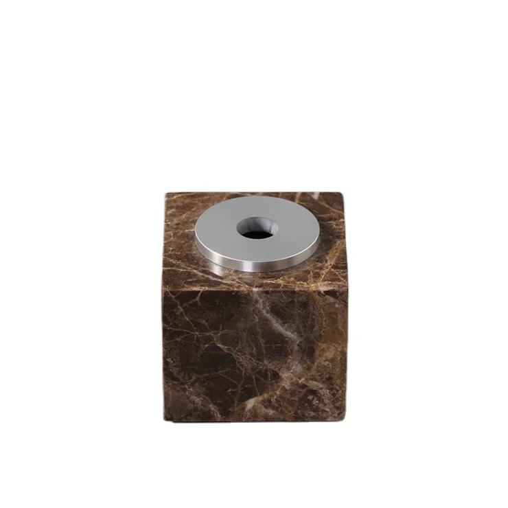Factory Direct Sale Luxury Brown Marble Bottle For  Oil Aromatherapy Marble Aroma Diffuser