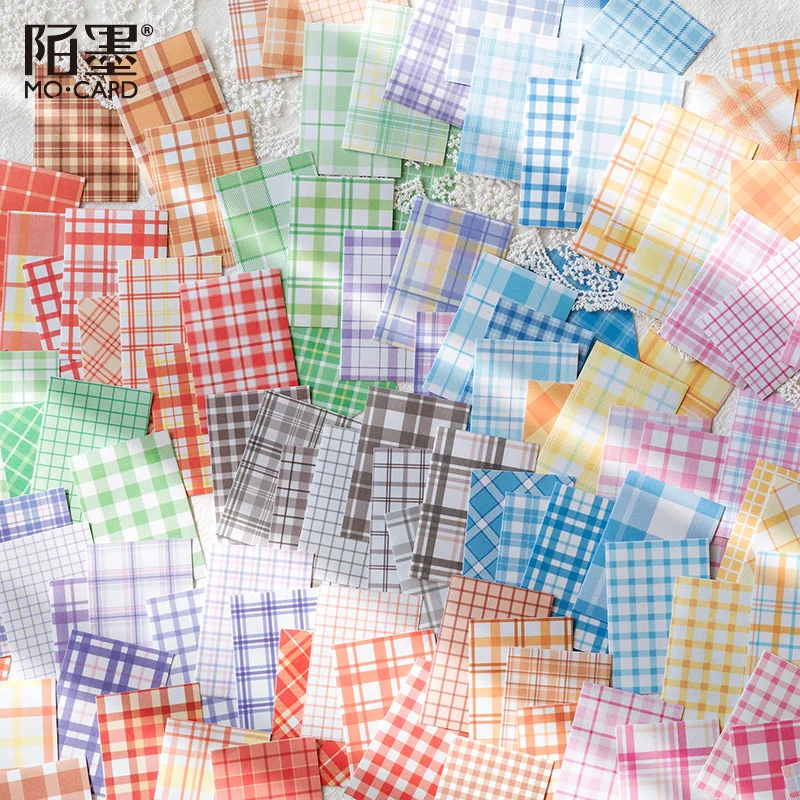 Salt Lattice Mini Sticker Book Diary Scrapbooking Decorative Kawaii Stickers Small fresh Creative DIY Stationery Supplies