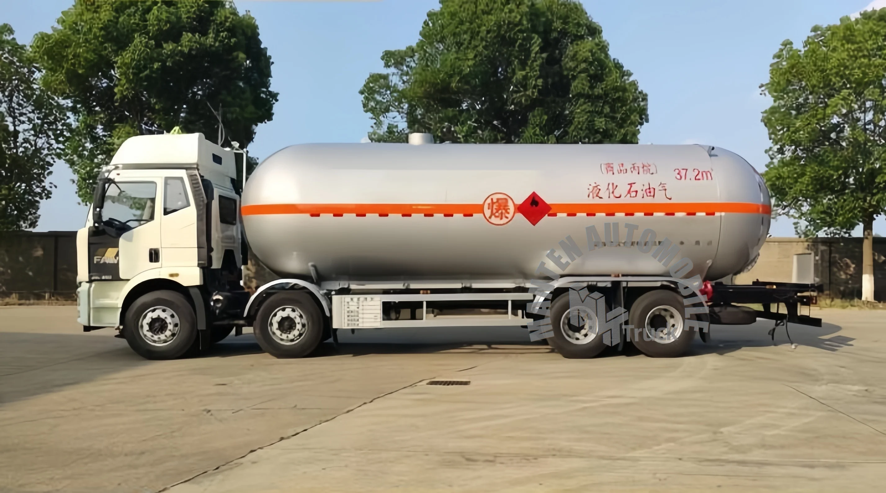 Высокое качество LHD RHD LPG топливный Перевозчик 8*4 8x4 LPGPropane логистический грузовик объемный доставки