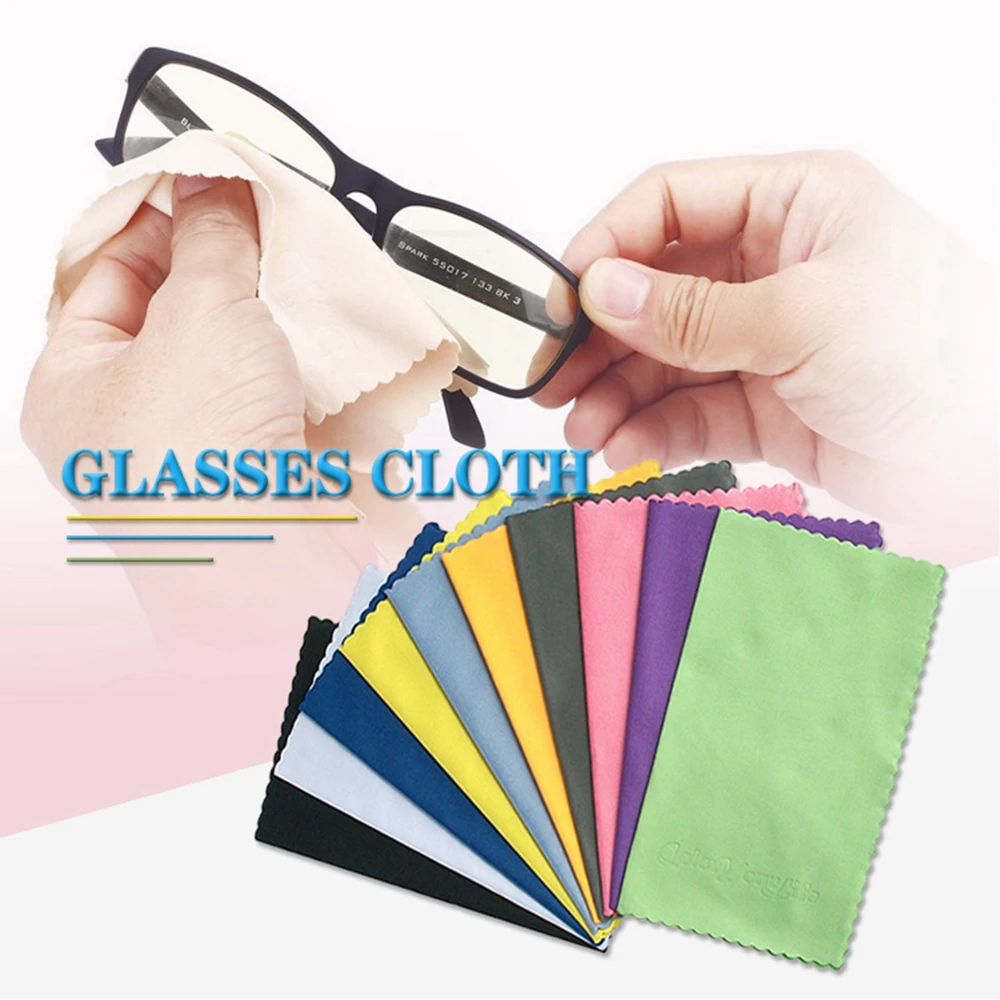 
China supplier best competitive price glasses cleaning cloth Custom print microfiber glasses cleaning cloth 