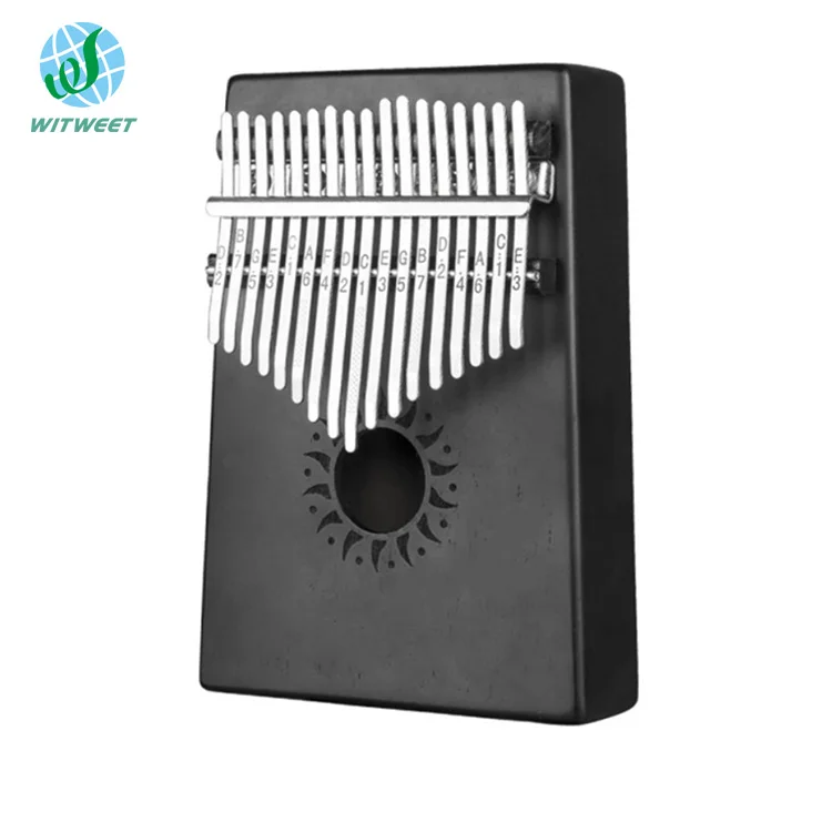 Cheap Price Kalimba High-quality17 Keys Wooden Thumb Piano Kalimba Musical Instrument Solid Mahogany Body Hotsale