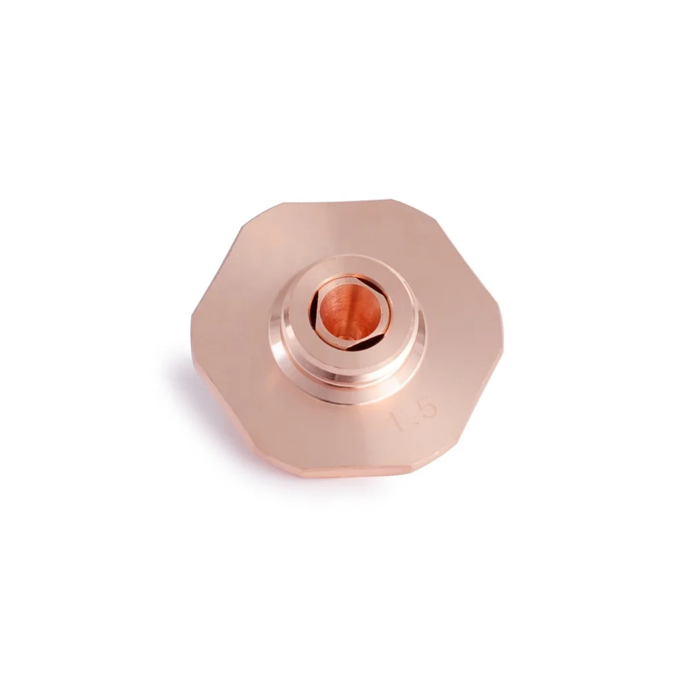 2024 Bodor Hexagonal Laser Nozzle Dia.32mm H15mm M14 Single / Double Layers aperture 1.0-4.0mm Fiber Laser Cutting Head Nozzles