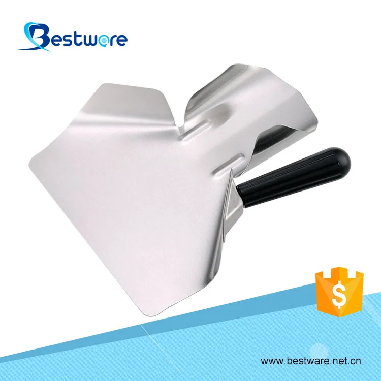 Commercial Professional Kitchen Shovel French Fry Potato Chip Stainless Steel Scoop