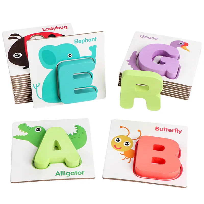 Картонная детская Азбука Алфавит Развивающая игра Peg Pegged Puzzles Word