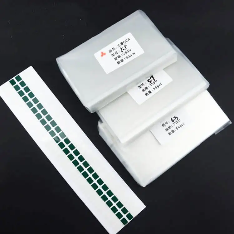 Mobile Phone Adhesive OCA Film for Samsung S8 S8+ S9 S9+ LCD Glass Bonding Film Screen Repair OCA Glue