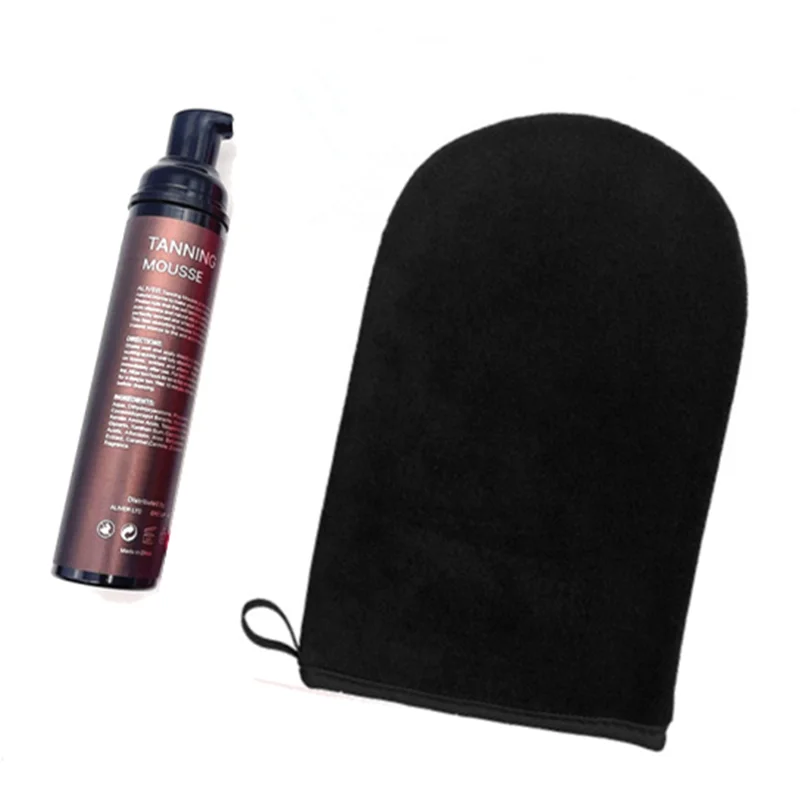 Professional Manufacturer Custom Double Sided  Applicator Tanning Mitt Self Tanning Applicator Mitt