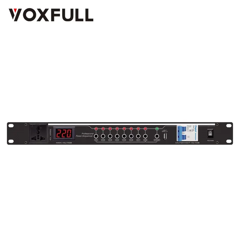 Voxfull CX1-C Professional Amplifiers Audio Sound Digital Power Amplifier Home Amplifiers 8+1ch