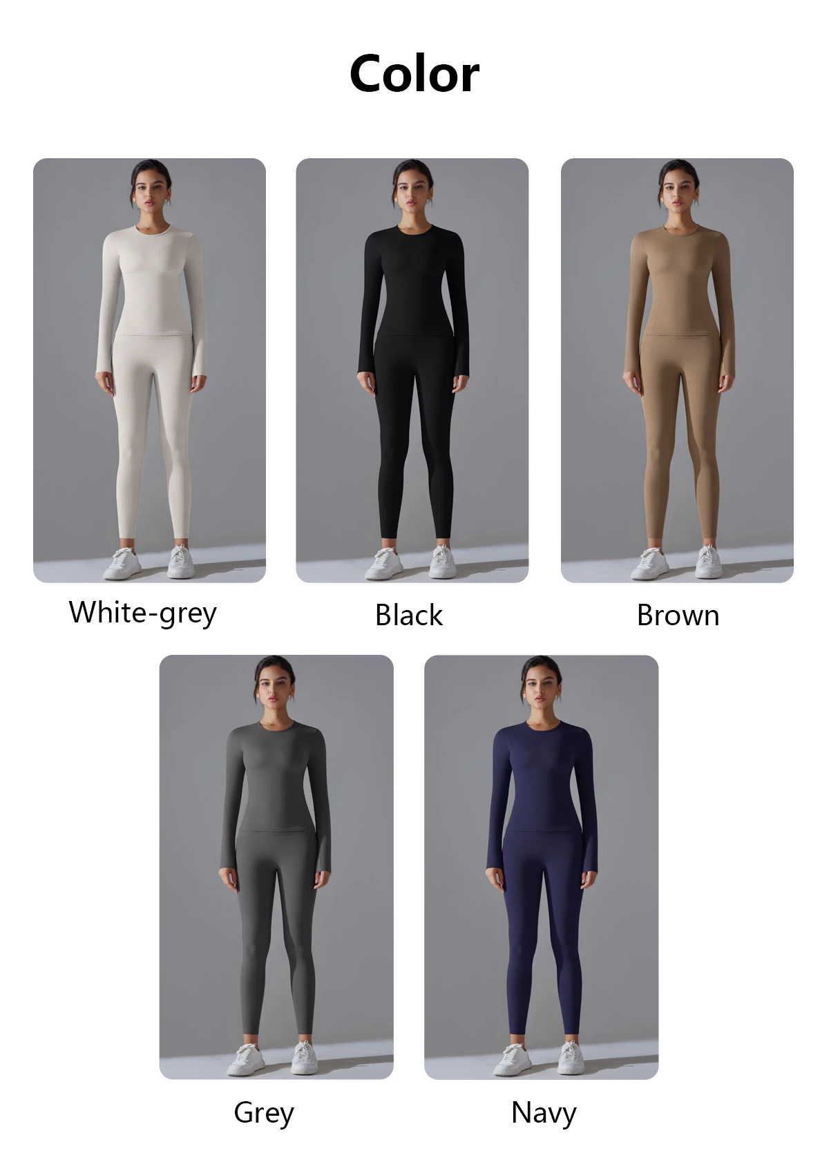XW-6662+6647 Hot-selling Style Mujer Soft Solid Color Sportswear Recyclable Gym Wear Fitness Workout Yoga Outfit Women Sets